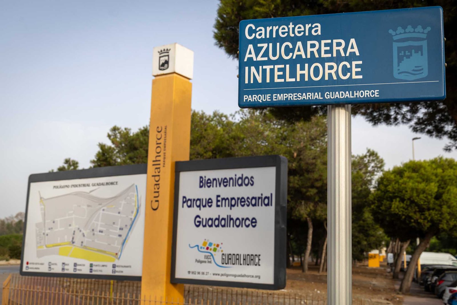 Entrada al Parque Empresarial Guadalhorce